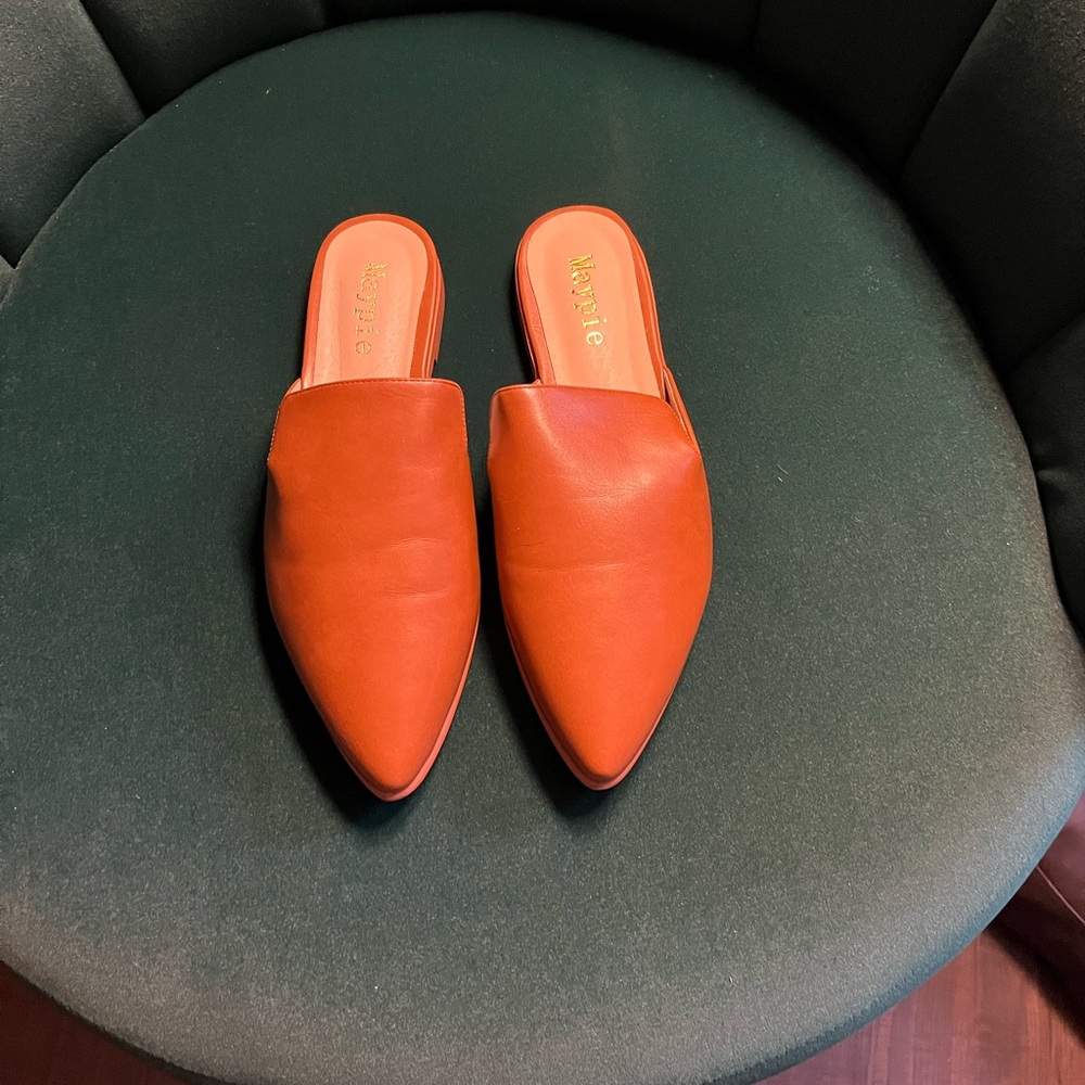 Women's Light Brown Mules